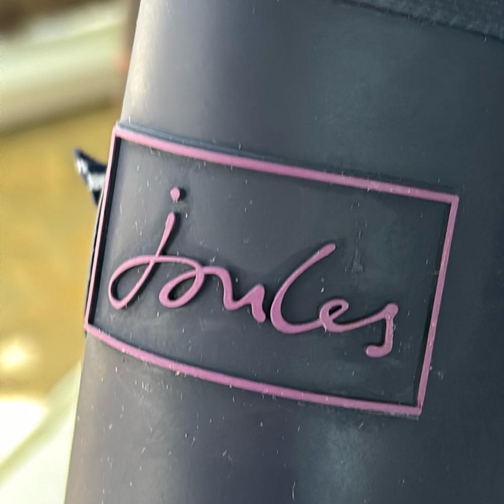 Joules - Women's Kelly Welly Rain Boot, French Navy, Size 6